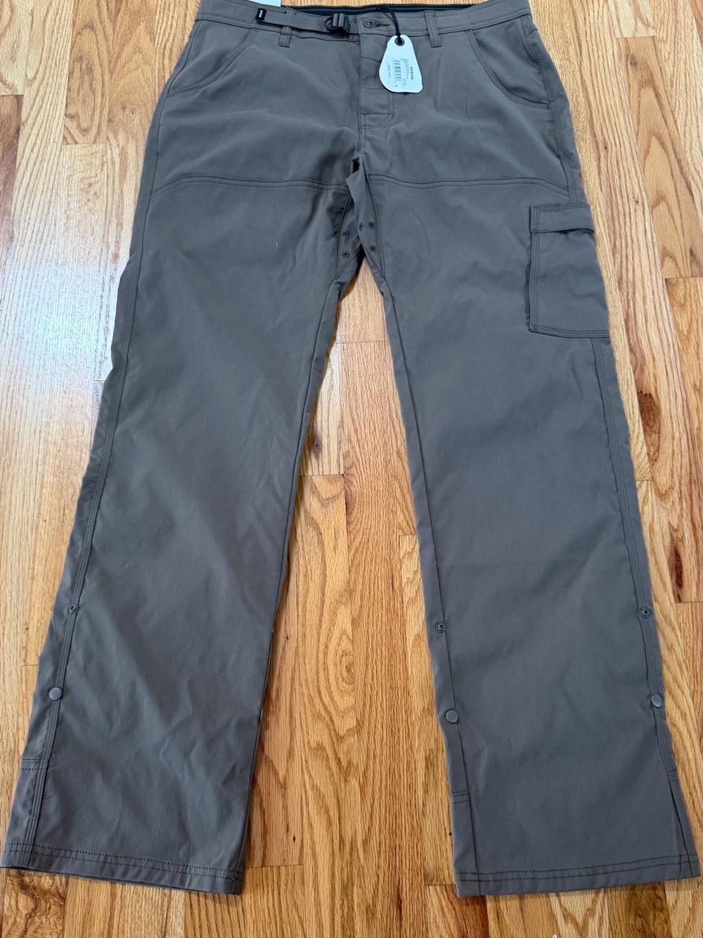 Prana Men's Cargo Hiking Pants in Dark Brown - Picture 2 of 8